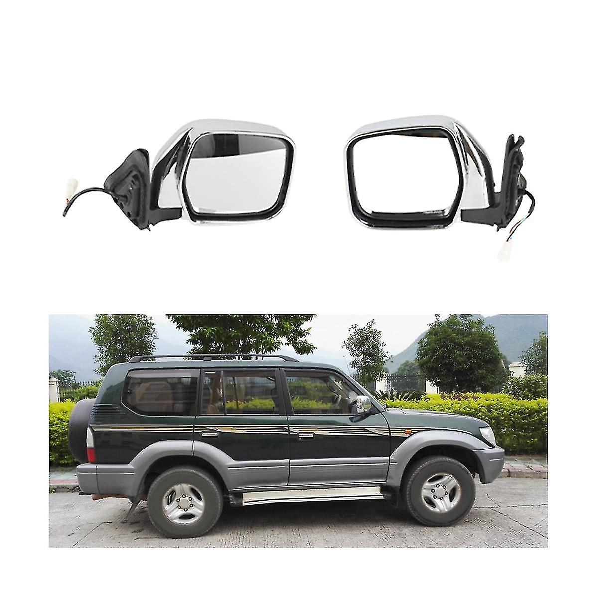 Exterior Door Rearview Side Mirror Assy For Cruiser Prado Lc90 1996-2002 5-pins Lh With Heated 8791