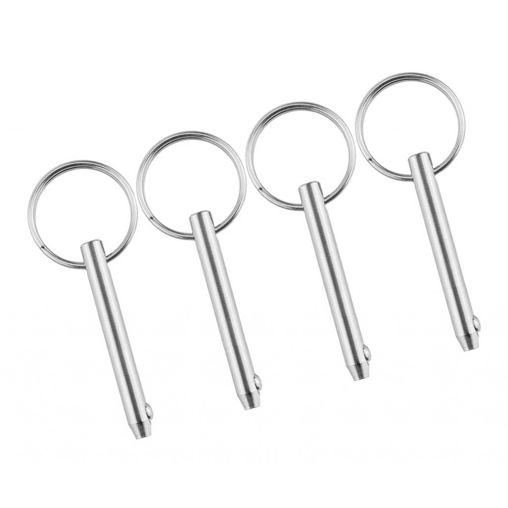 4pcs Marine Release Pin 316 Stainless Steel For Boat Bimini Top 51mm