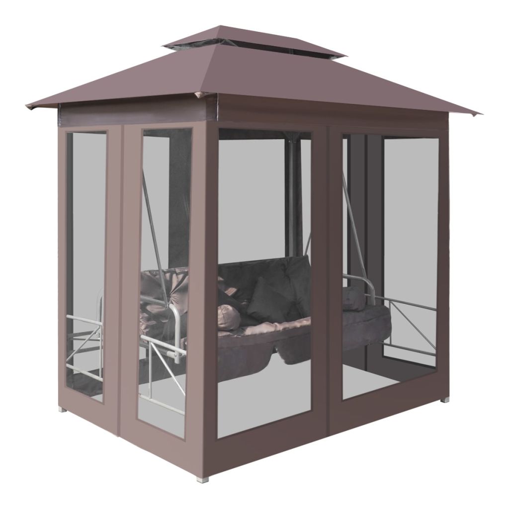 Gazebo Swing Chair Coffee