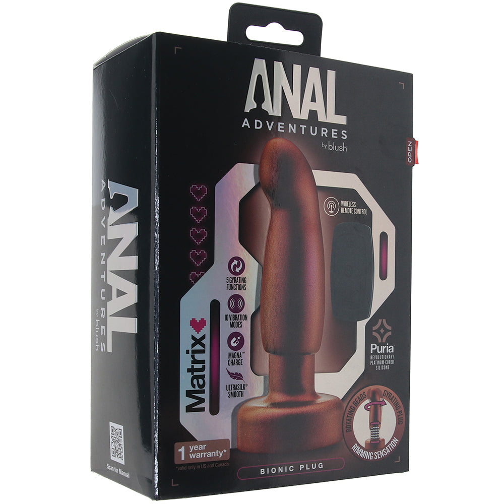 Anal Adventures Matrix Bionic Plug