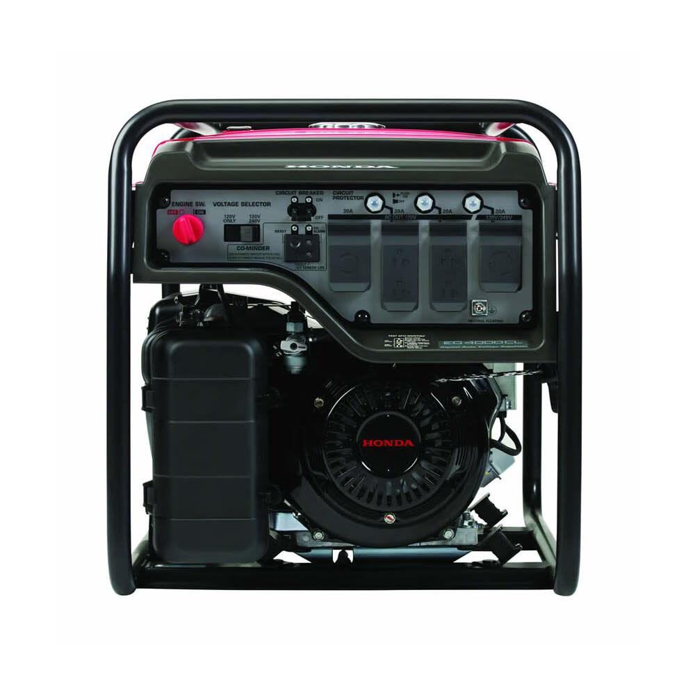 Honda Generator Gas Portable 270cc 4000W with CO Minder EG4000CLAN from Honda