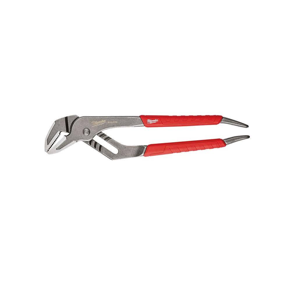 MW 12 in. Straight-Jaw Pliers with Comfort Grip and Reaming Handles 48-22-6312