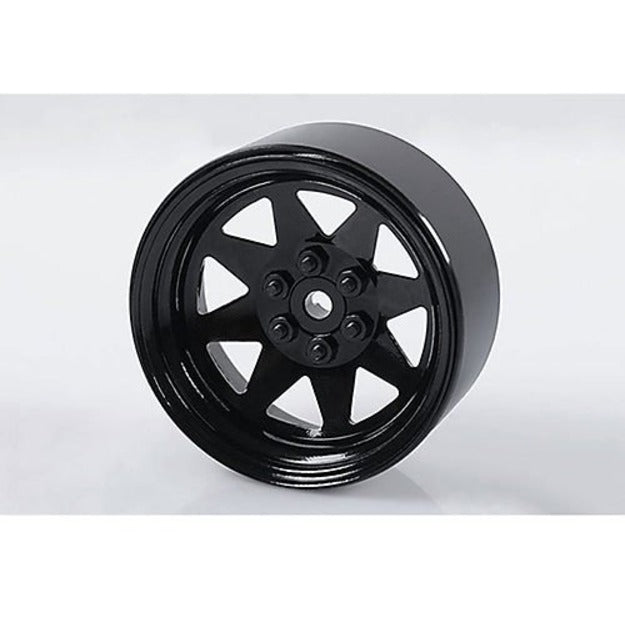 6 Lug Wagon 2.2 Steel Stamped Beadlock Wheel, Blk