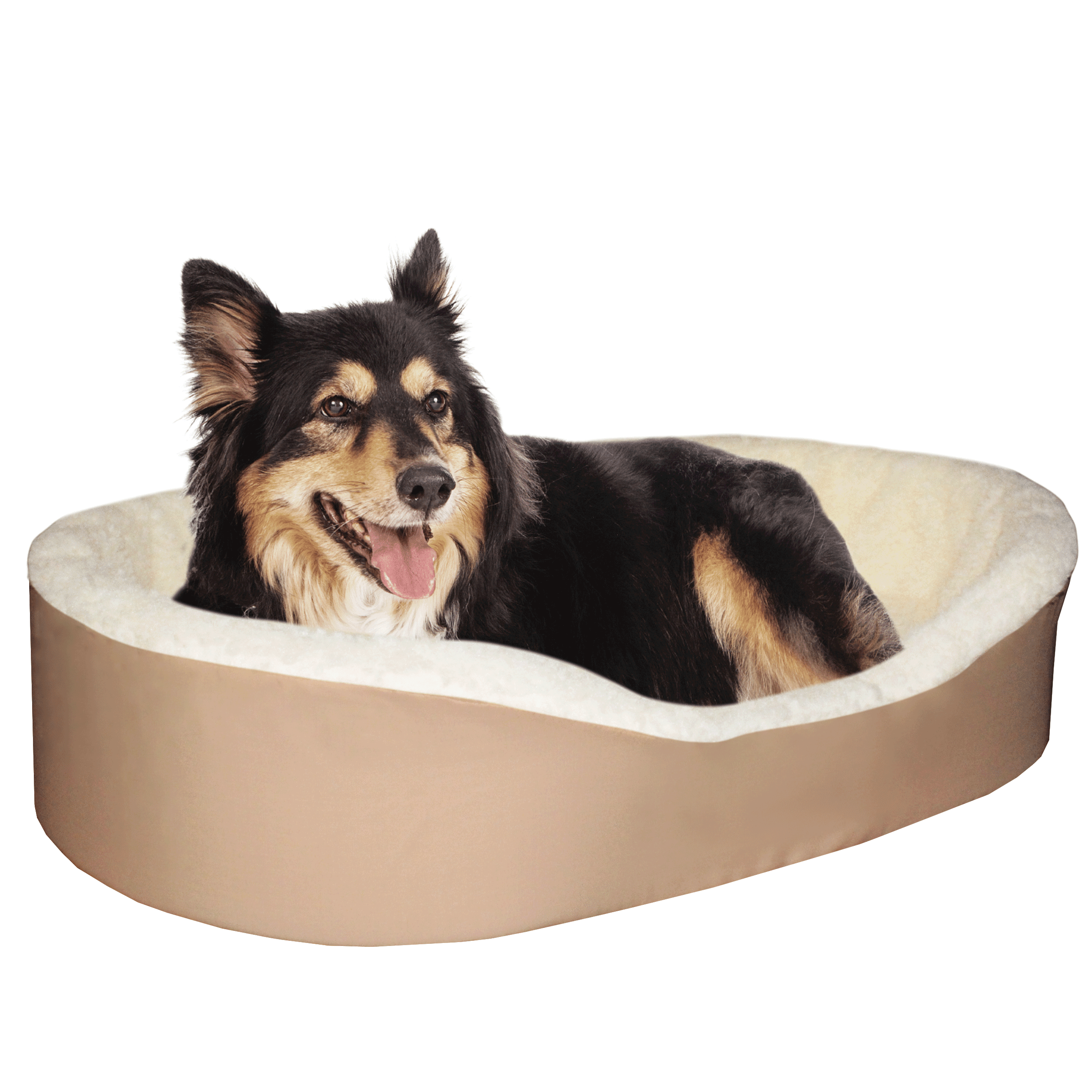 Made In USA Dog Bed King Cuddler Pet Bed Large， 33