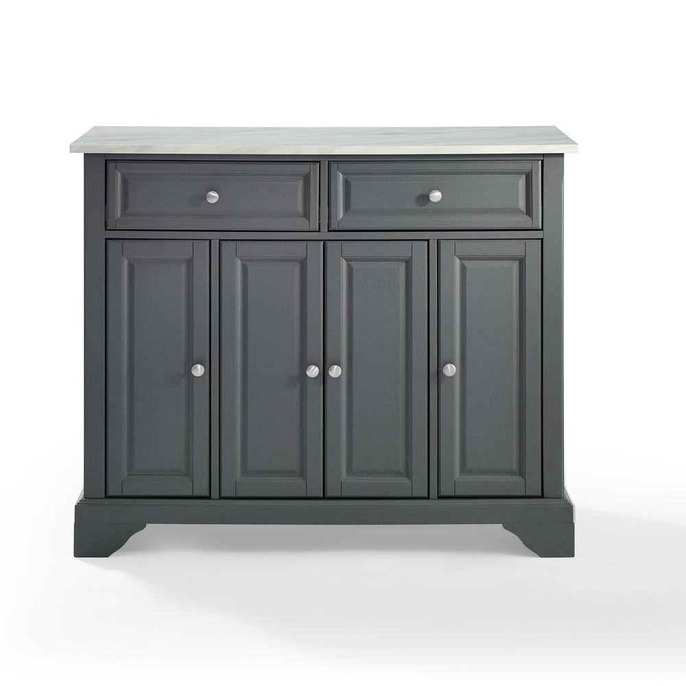 CROSLEY FURNITURE Avery Grey Kitchen Island KF30043BGY