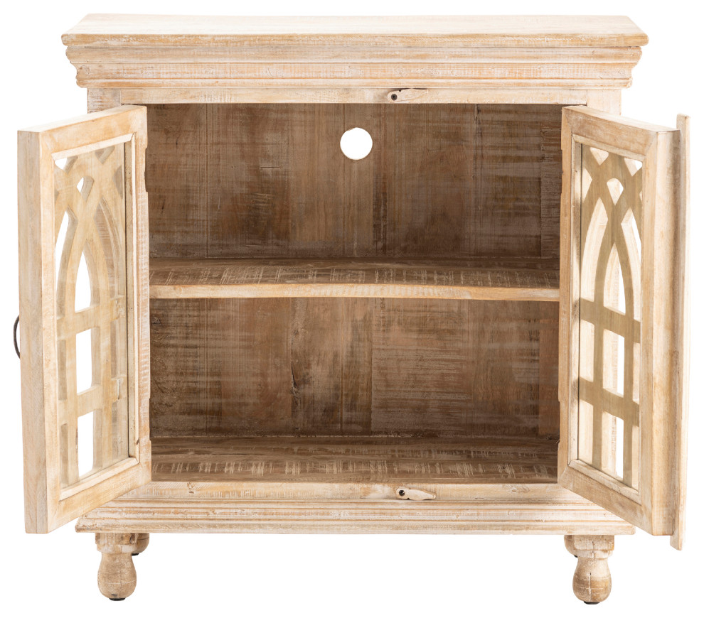 Cathedral Two Door Chest   French Country   Accent Chests And Cabinets   by Crestview Collection  Houzz