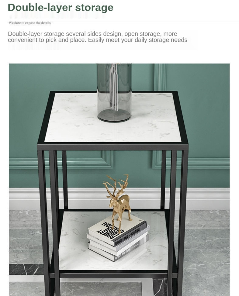 Small Square Simple Creative Marble Coffee Table   Contemporary   Coffee Tables   by Miron Demid LLC  Houzz