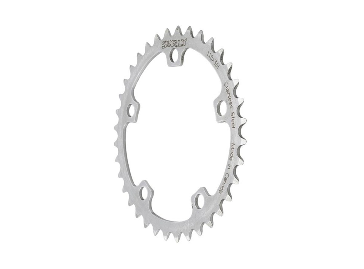 Surly Stainless Steel Chainring - Silver