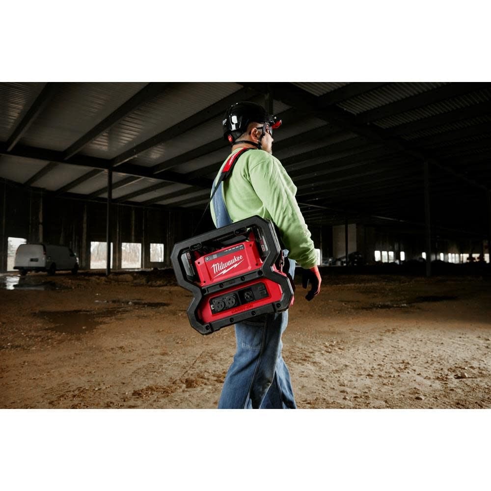 Milwaukee M18 CARRY ON 3600with 1800W Power Supply Shoulder Strap & 5.0Ah Extended Capacity Battery 4pk Bundle 2845-20-1850 from Milwaukee