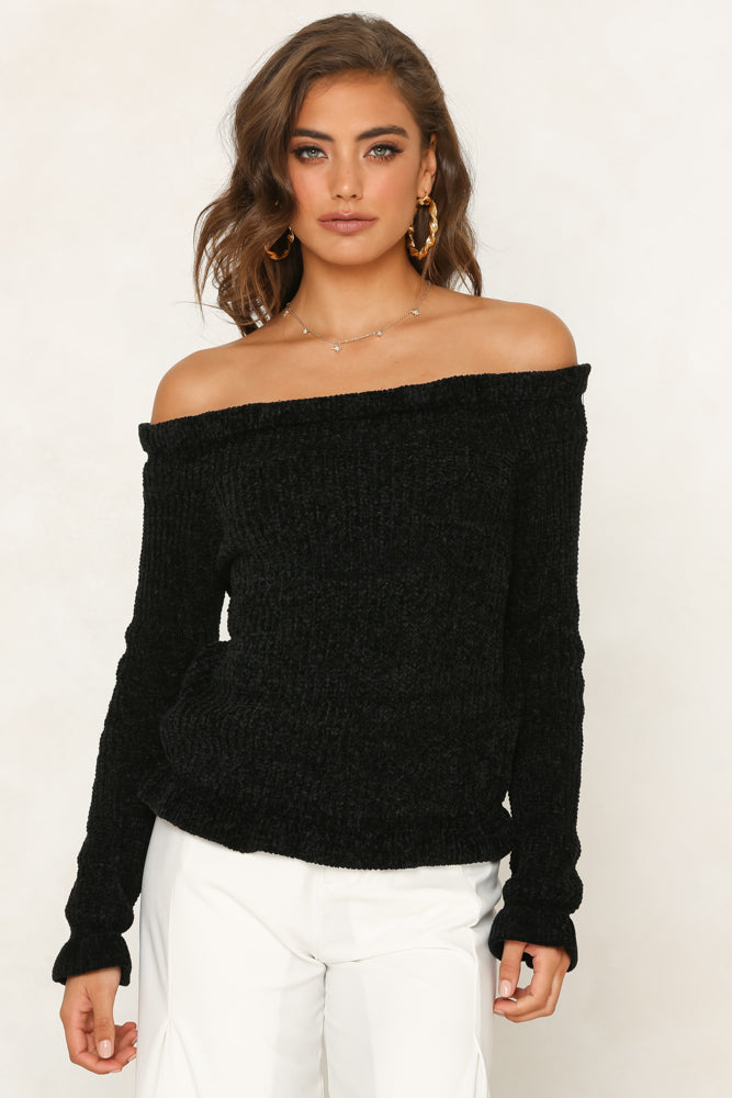 No Chill Knit Black