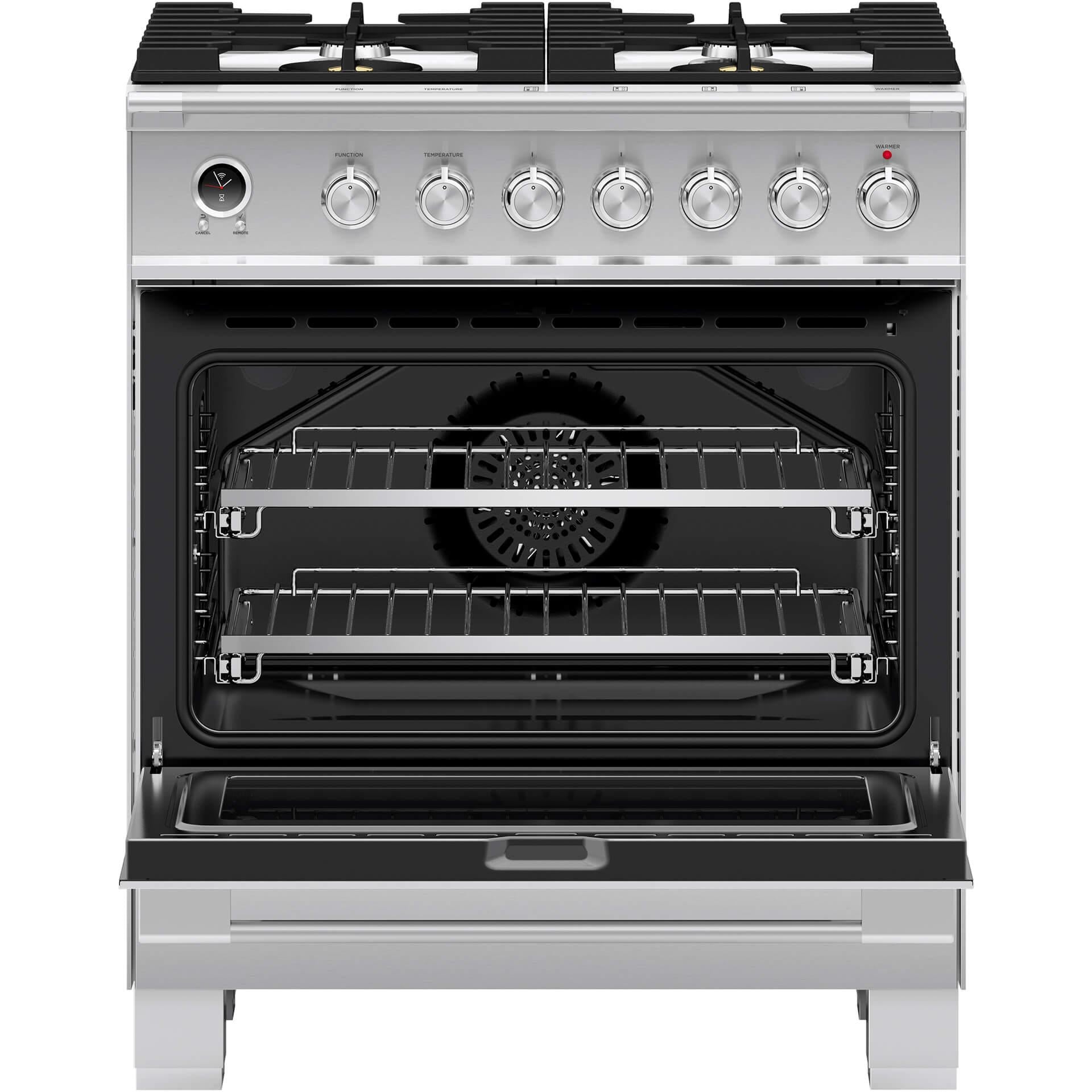 Fisher & Paykel 30-inch Freestanding Dual-Fuel Range with Warming Drawer OR30SCG6X1