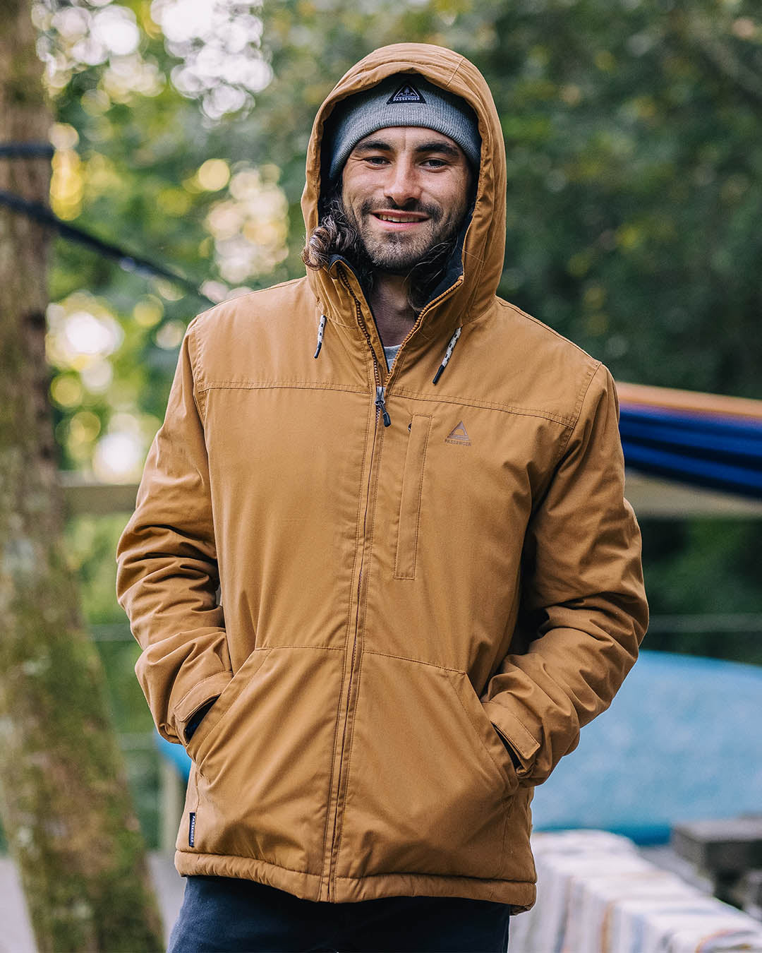 Discover Recycled Sherpa Lined Jacket - Coconut