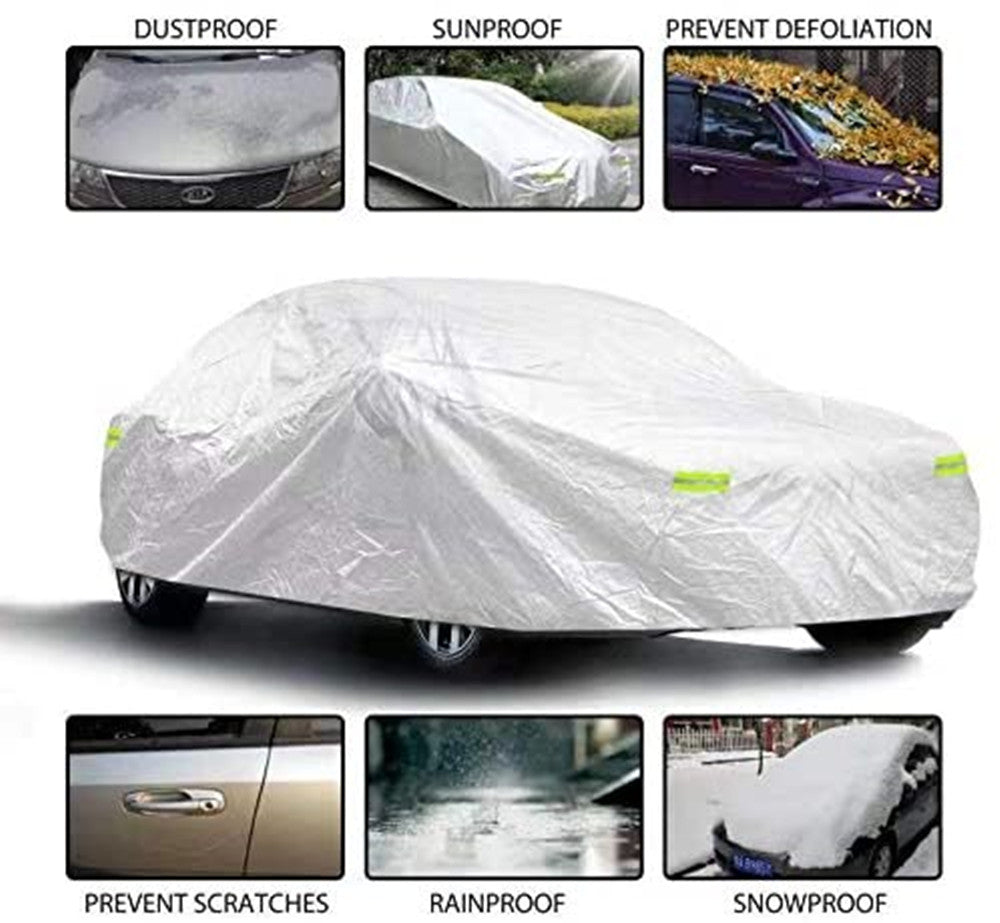 Sojoy SUV Car Cover All Weather Car Cover Full Protection Outdoor Indoor  Cover Size 187