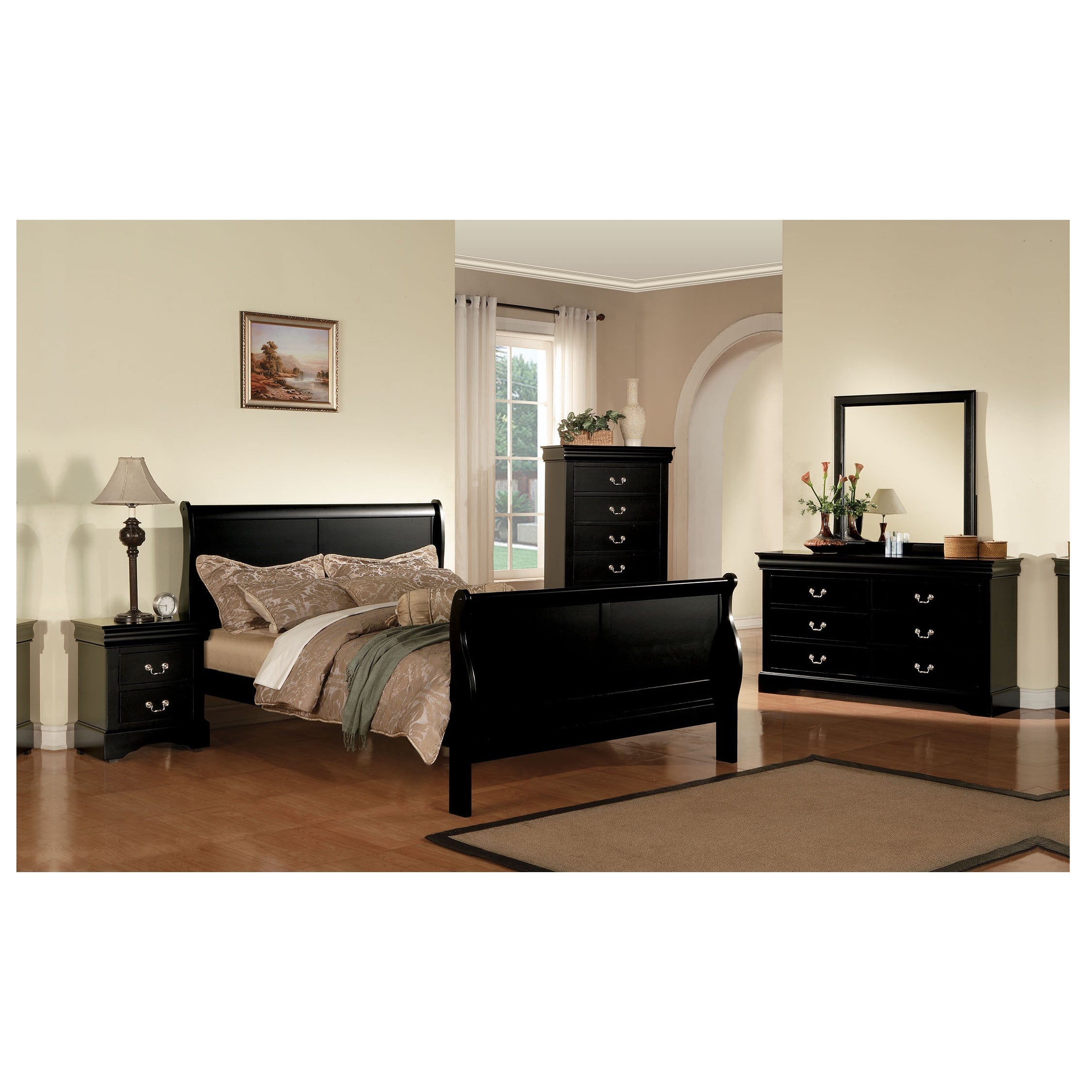 Acme Furniture Louis Philippe III Chest with Five Drawers, Multiple Finishes