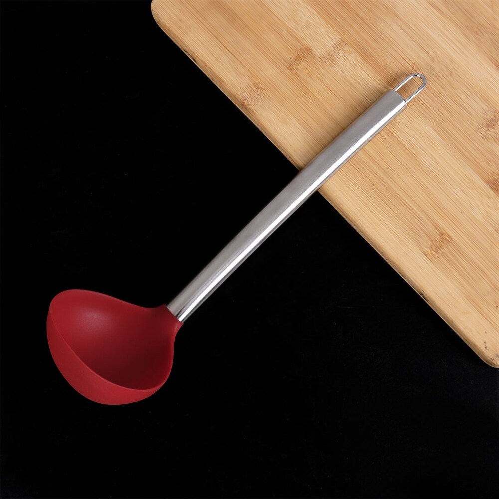 Silicone Soup Ladle Spoon 12.4\