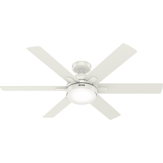 Hardaway Ceiling Fan includes Led Light Bulb White Hunter Fan