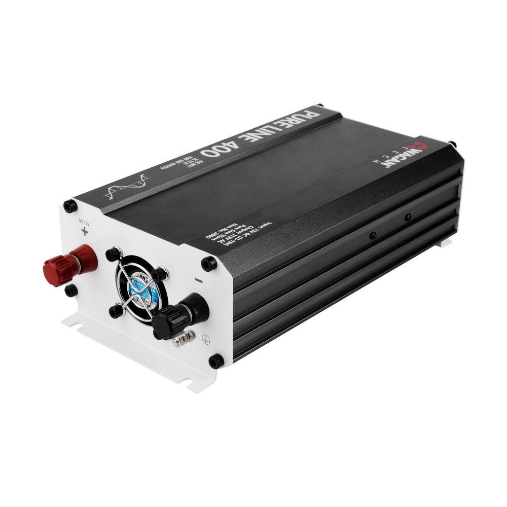 Wagan Tech PureLine 400-Watt Power Inverter (ETL) 3800