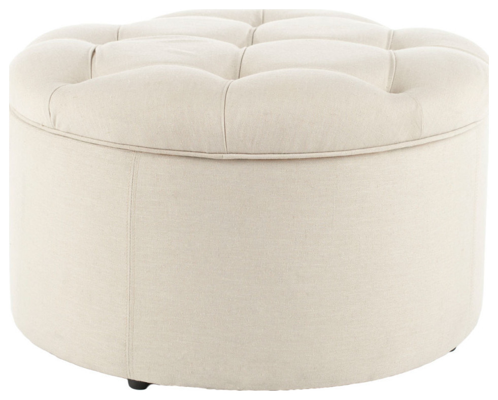 Niska Shoe Ottoman  Off White/Multi   Transitional   Footstools And Ottomans   by Rustic Home Furniture Deco  Houzz