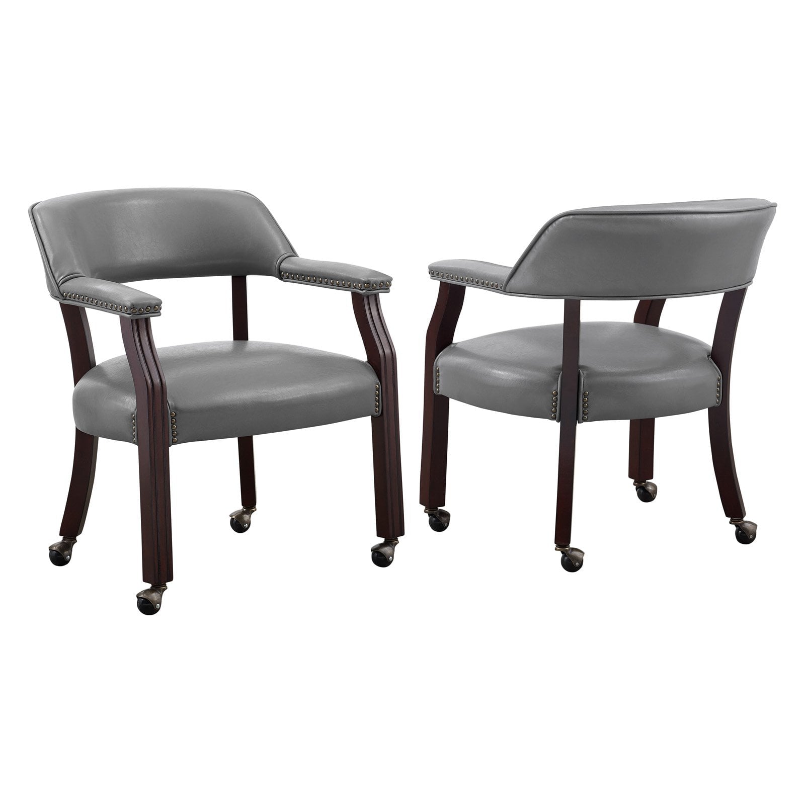 Steve Silver Co. Tournament Dining Arm Chair with Casters