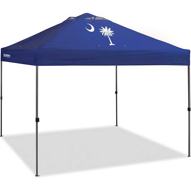 Academy Sports + Outdoors 10 ft x 10 ft One Push Straight Leg South Carolina State Canopy