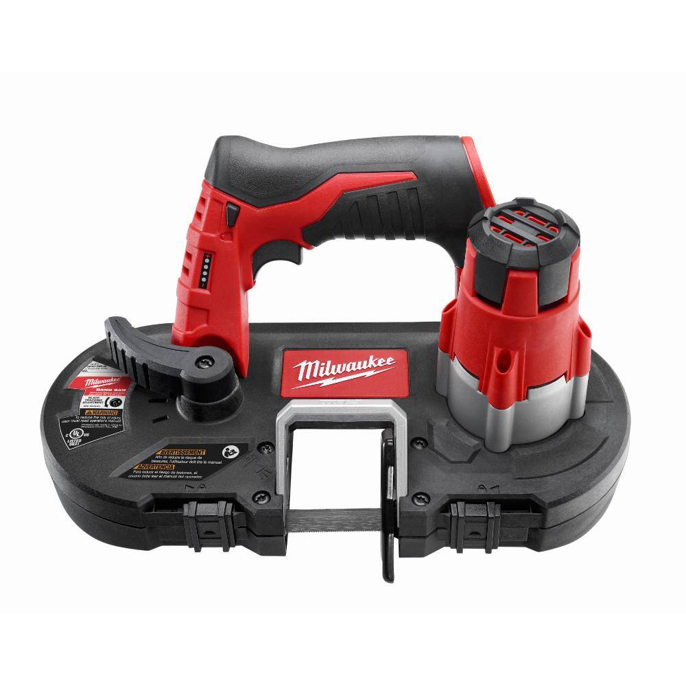 MW M12 12-Volt Lithium-Ion Force Logic Cordless Press Tool Kit with M12 Bandsaw 2473-22-2429-20