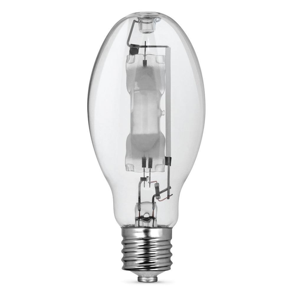 Feit Electric 400-Watt ED28 Shape Clear Metal Halide High Intensity Discharge E39 Mogul Base HID Light Bulb (1-Bulb) MH400UED28HDRP