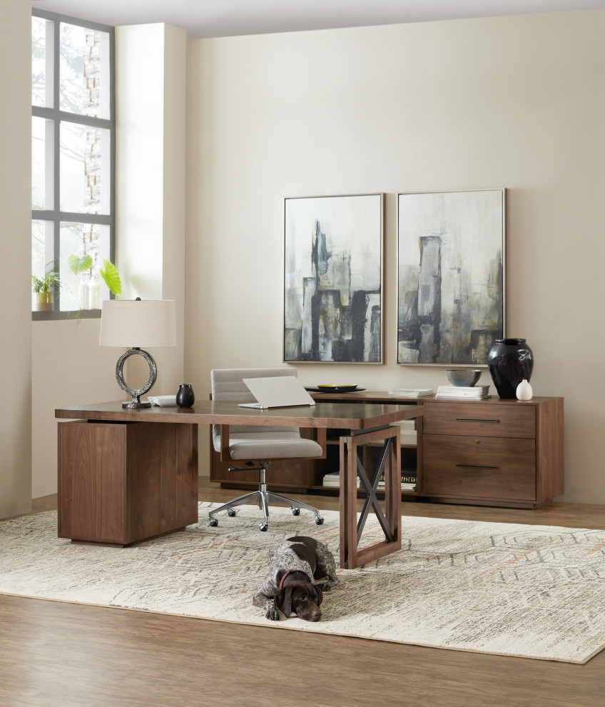 Elon Bunching Short Bookcase   Transitional   Bookcases   by HedgeApple  Houzz