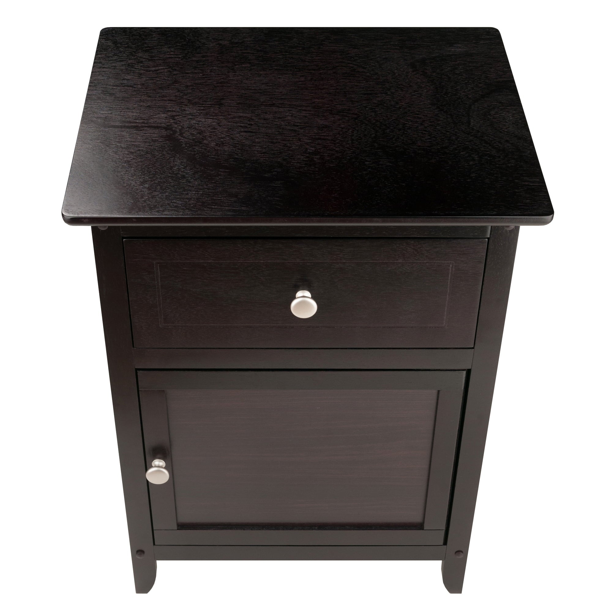 Winsome Wood Eugene Accent Table, Nightstand, Espresso Finish