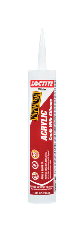 ACRYL CAULK WHT 10OZ