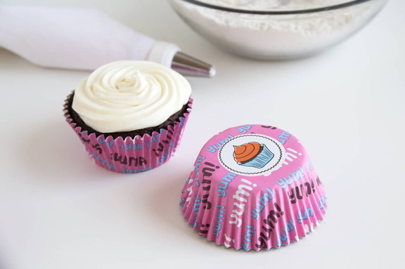 Fox Run 7167 Yum   Cupcakes Foil Lined Bake Cups  ...