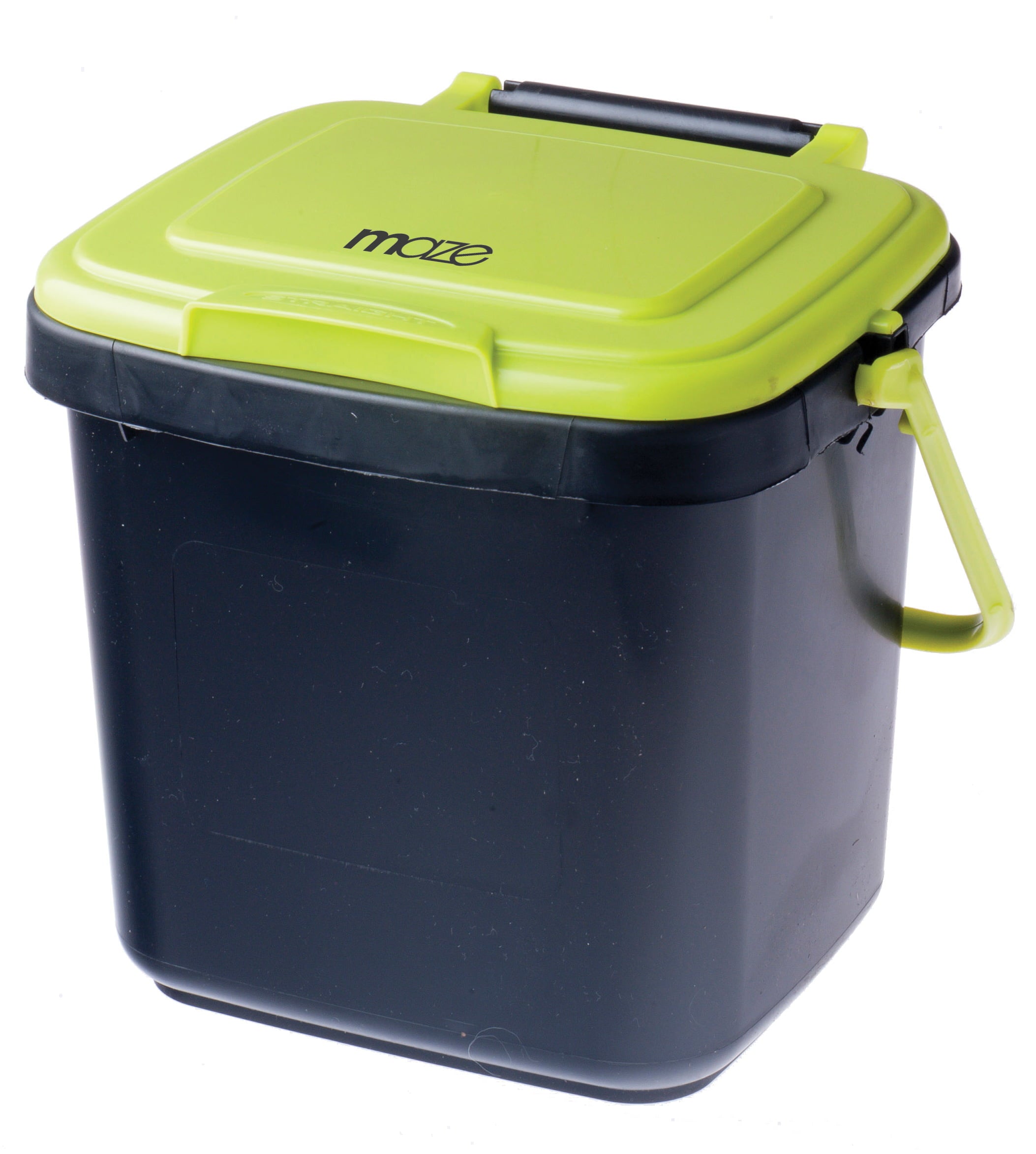 RSI 2 gal Black and Plastic Kitchen Composting Bin