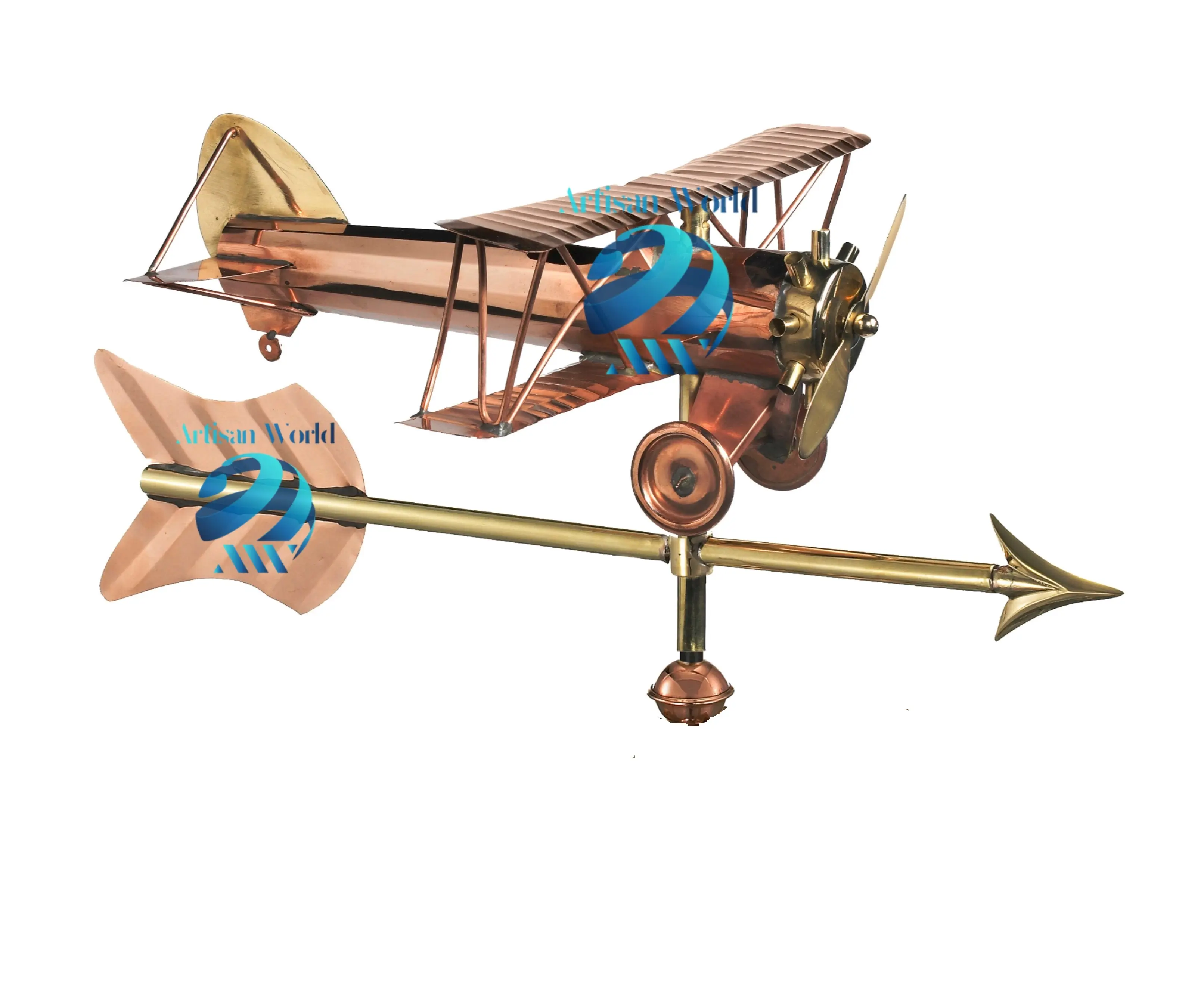 Vintage Biplane With Arrow Cottage Weathervanes With A Touch Of Elegance An Aviation Enthusiast Simply Appreciate Unique Outdoor