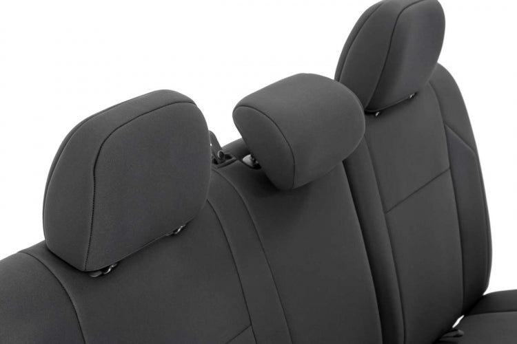 Rough Country Front and Rear Neoprene Seat Covers for 2016-2020 Tacoma， 91031