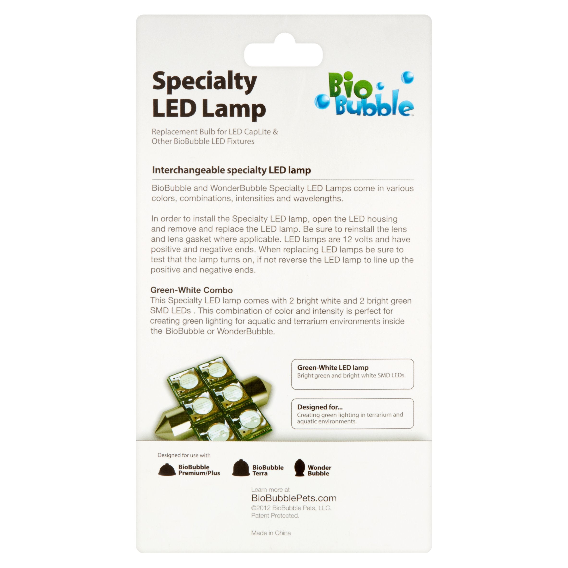 Bio Bubble Green Specialty LED Lamp