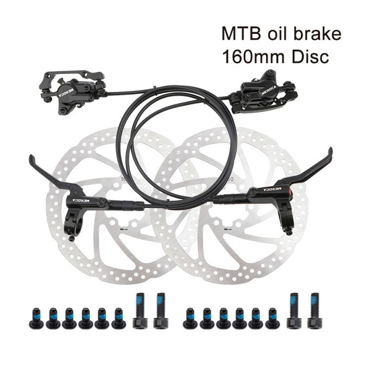 2022 New Arrival Bike Hydraulic Brake kit MTB Bicycle Disc Brake Set Front and Rear Cycling Parts