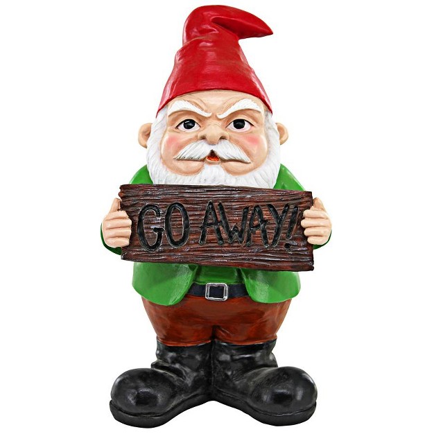 Design Toscano Mr Bad Attitude Unwelcoming Garden Gnome Statue