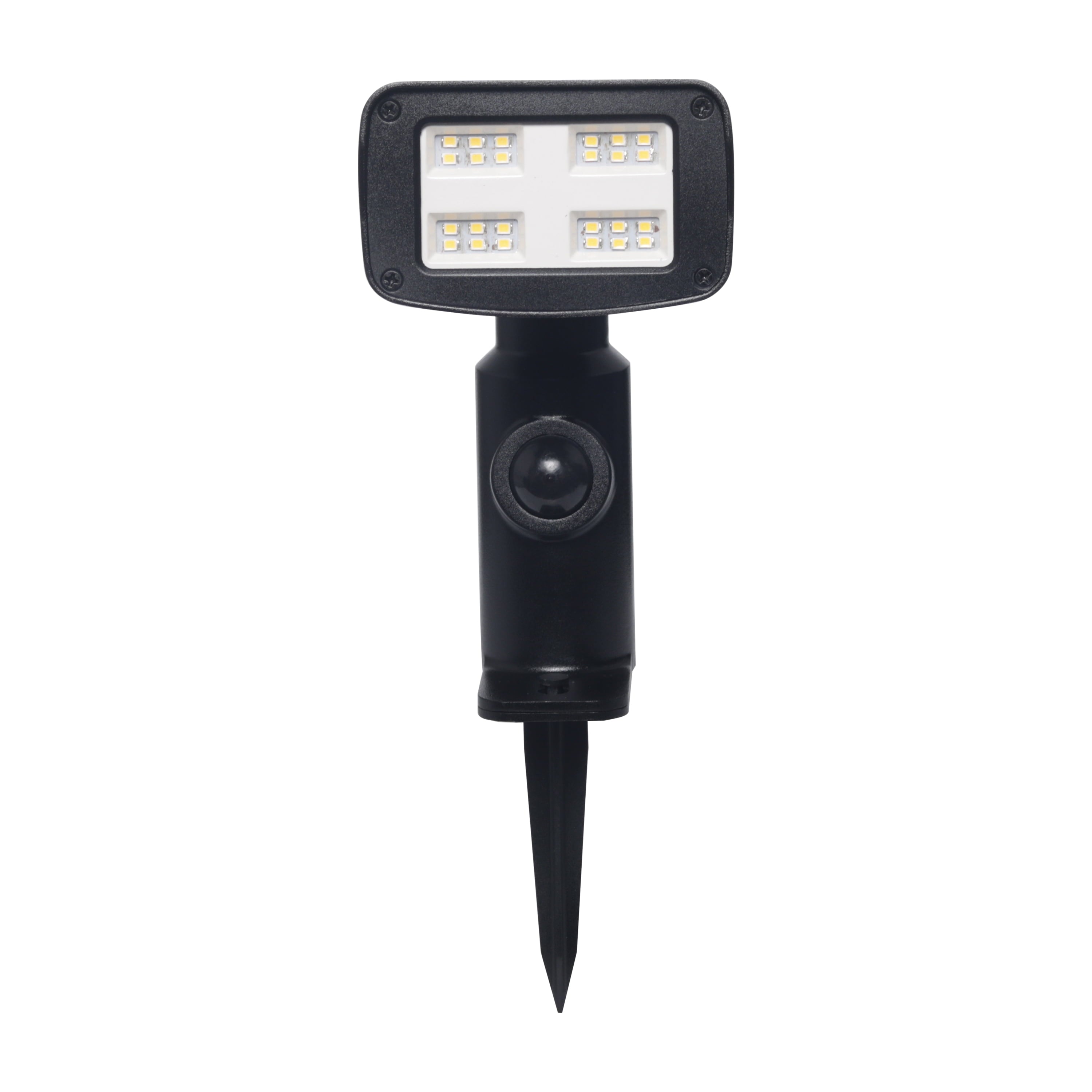 Better Homes and Gardens Solar Motion Sensor LED Spotlight 30-600 Lumens， Stake or Mount