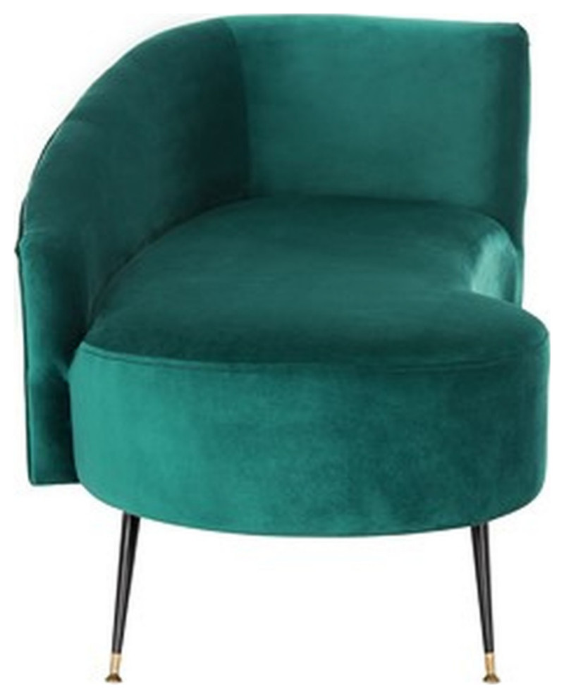 Angie Parisian Settee  Emerald   Midcentury   Loveseats   by Rustic Home Furniture Deco  Houzz