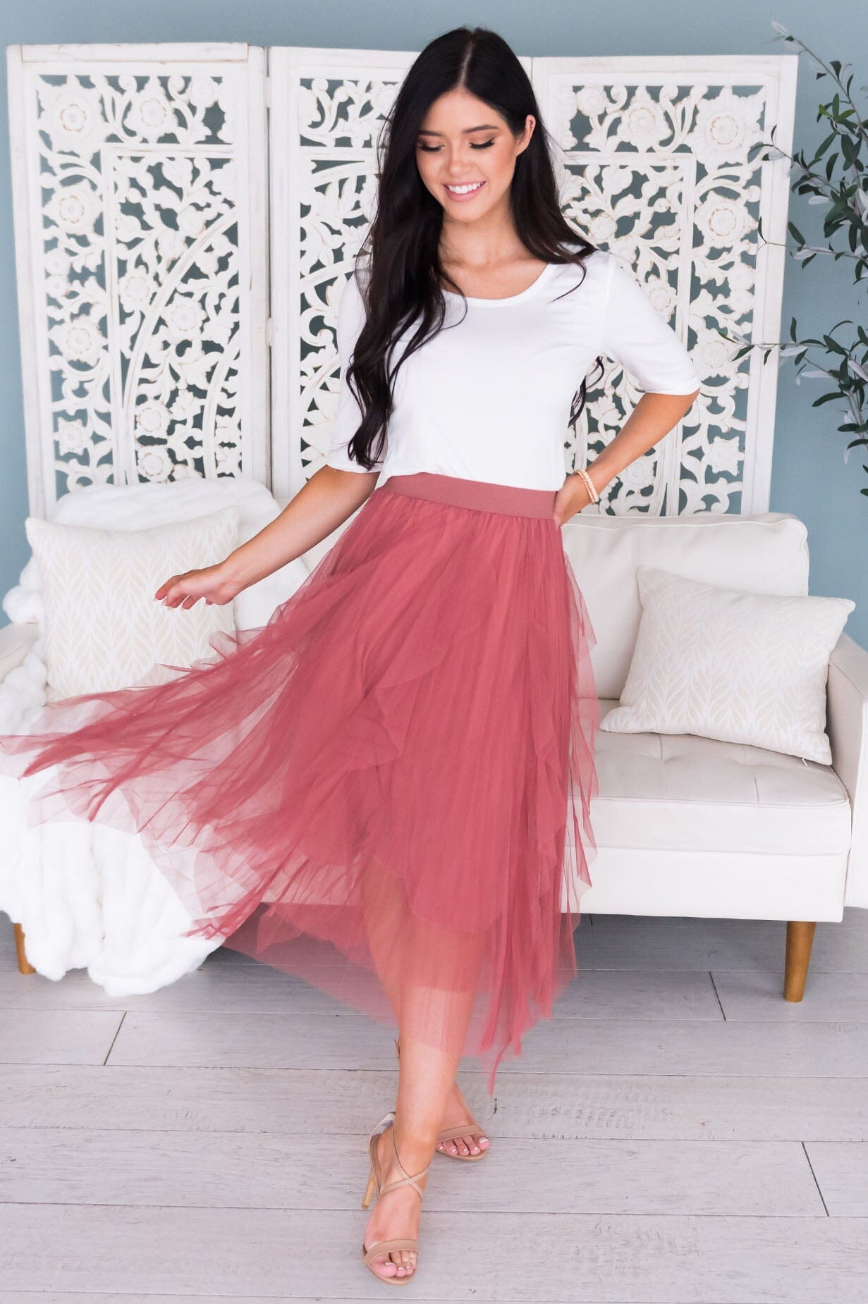 Far & Away Modest Tulle Skirt