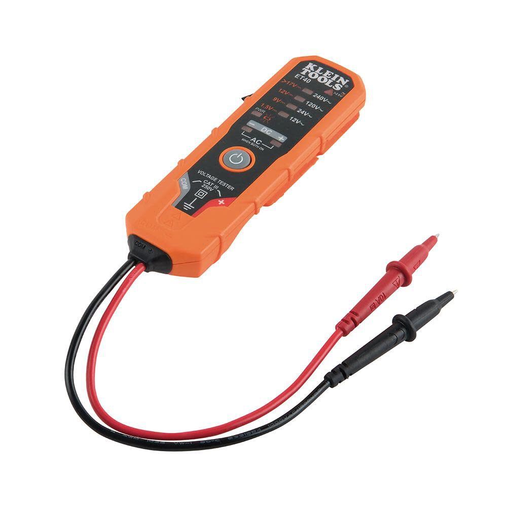 Klein Tools Electronic AC/DC Voltage Tester ET40 from Klein Tools