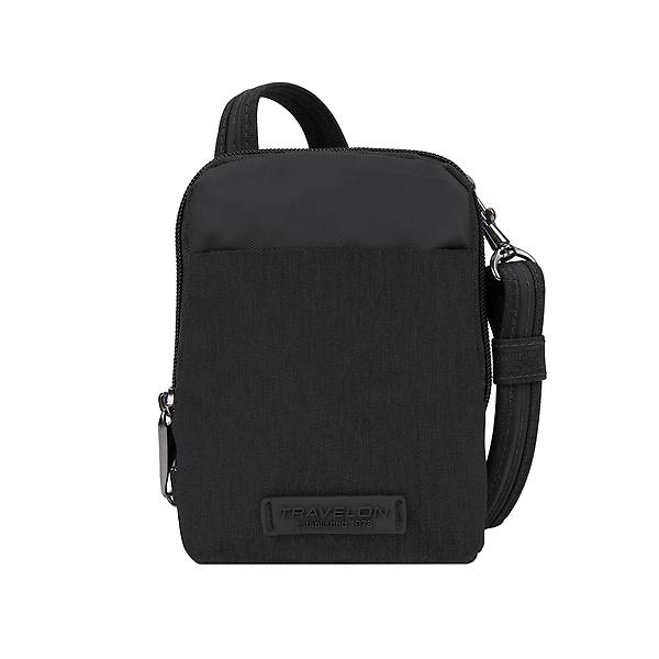 Travelon Black AntiTheft Stadium Crossbody Bag