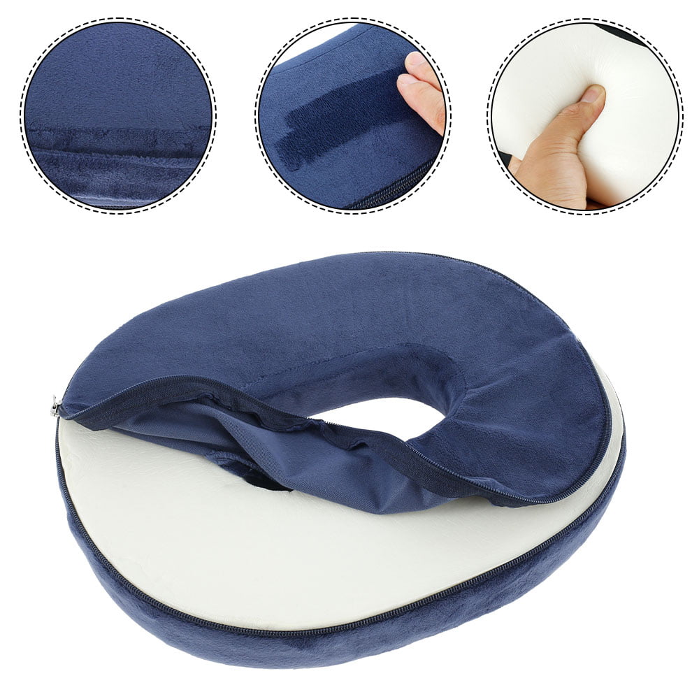 HOTBEST Ring Cushion， Donut Pillow Tailbone Hemorrhoid Cushion， Memory Foam Cushion， Cushioned Decompression Hollow O-Mat Suitable For Wheelchairs Car Seats Home Or Office