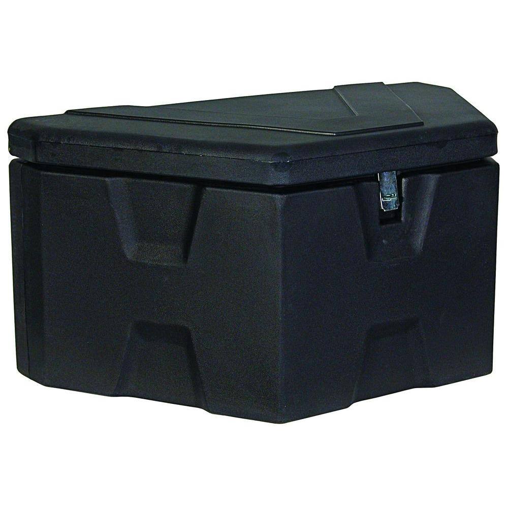 Buyers Products Company 18 in. x 19 in. x 36 in. Matte Black Plastic Trailer Tongue Truck Tool Box 1701680