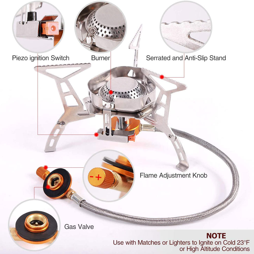 Sirius Survival Propane Backpacking Stove