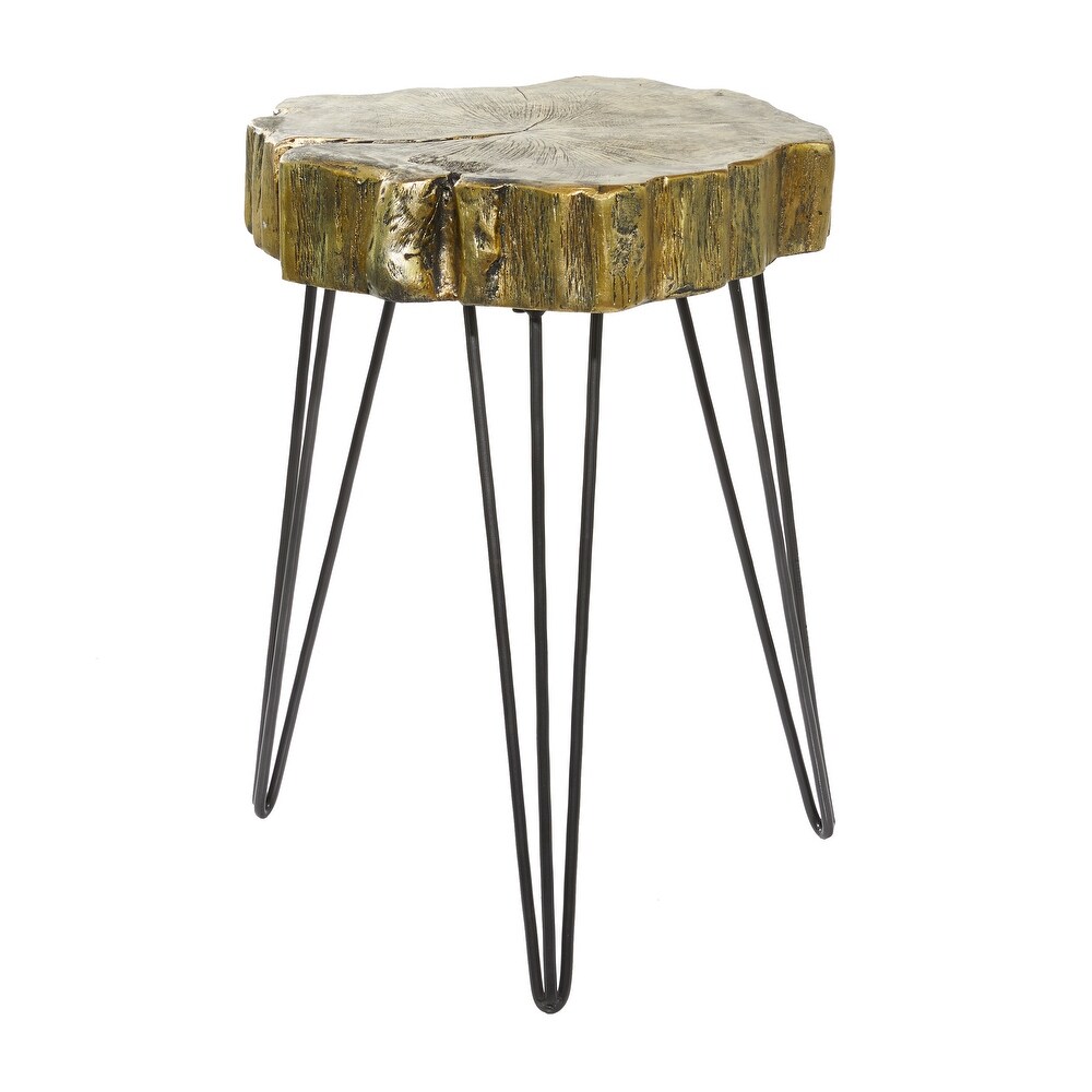 Polystone Modern Accent Table 26 x 19 x 19