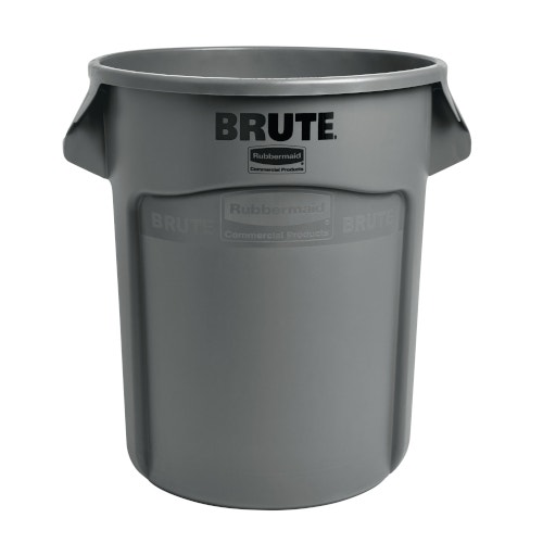 Rubbermaid FG263200GRAY Brute 32-Gallon Trash Can Kit