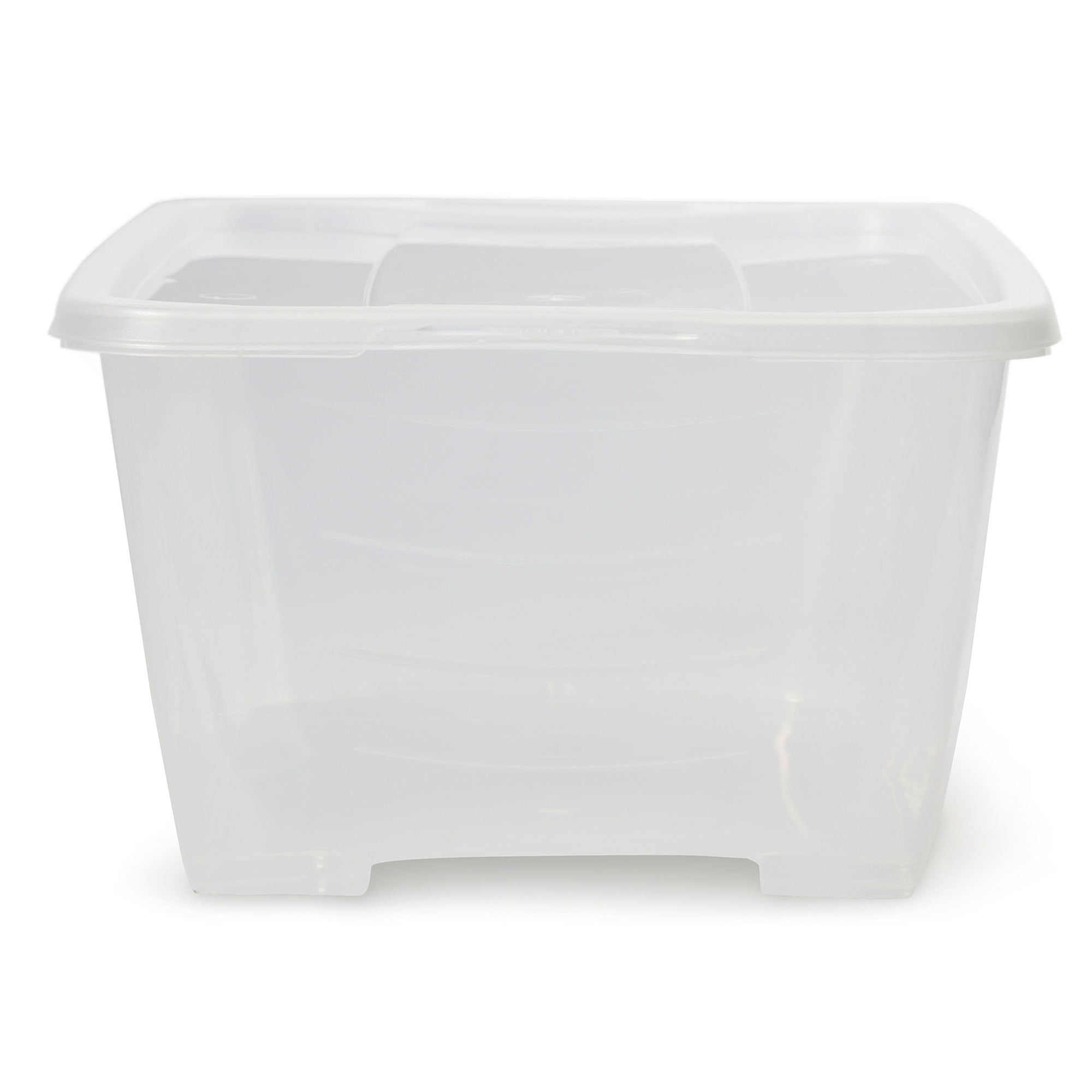 LIFE STORY Adult Rectangular Plastic Plastic Storage Box, Clear