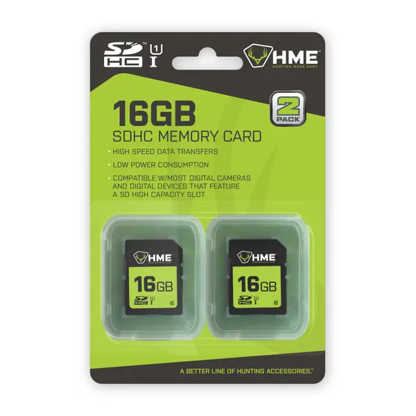 HME 2-Pack 16 GB SD Card