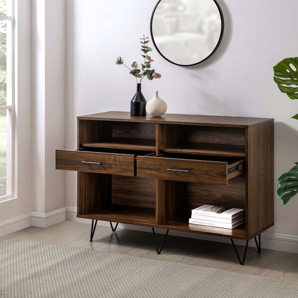 Croft Hairpin Leg Two-Drawer Entry Console