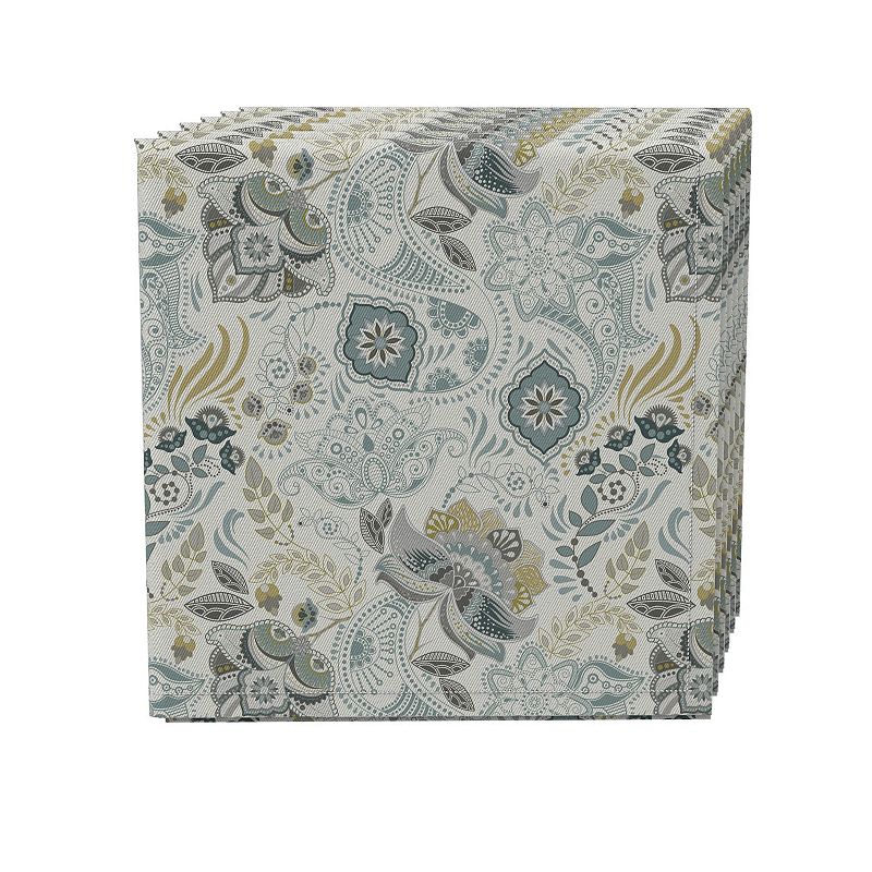 Napkin Set of 4， 100% Cotton， 20x20， Floral 166